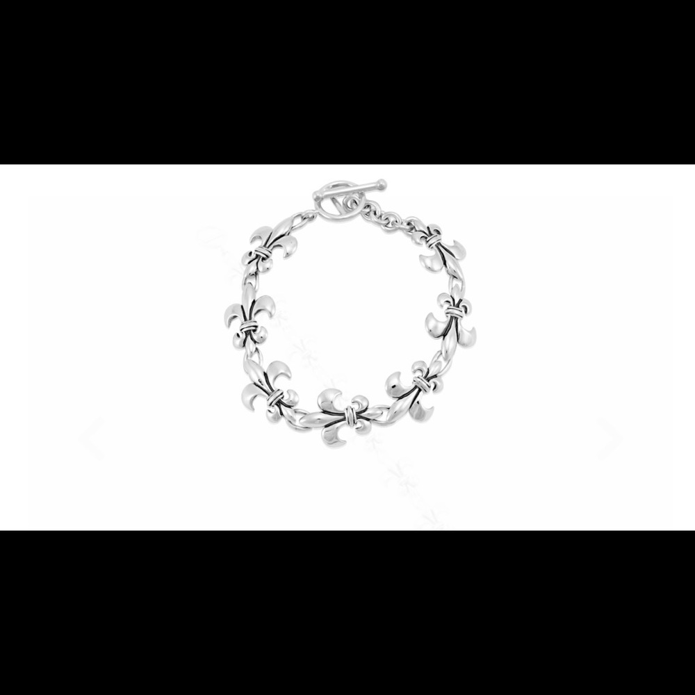 Mignon Faget Fleur De Lis Linking Bracelet